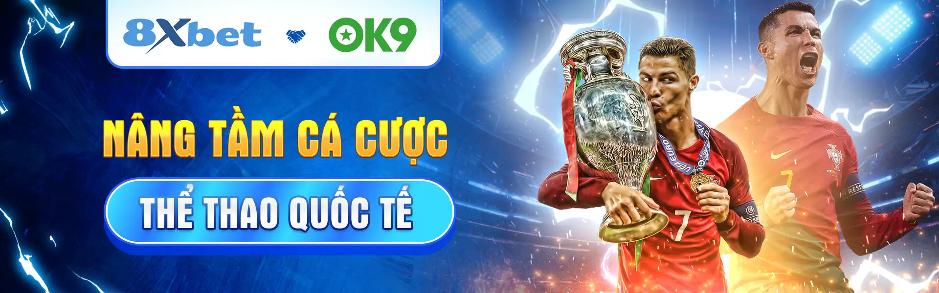 8XBET cùng OK9 cá cược thể thao quốc tế